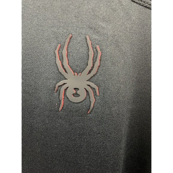 SPIDER Active ProWeb Black 1/4 Zip Stretch Performance Pullover XXL - Picture 7 of 15